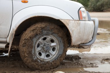 Mud on wheel clipart