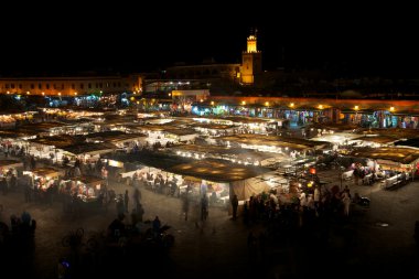 Square Djamaa El Fna in Marrakesh clipart