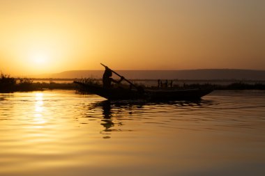 nehir niger Sunset