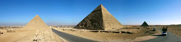Kahire'deki giza piramitleri — Stok fotoğraf