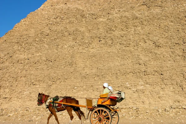 Пирамиды Гизы в Каире — стоковое фото