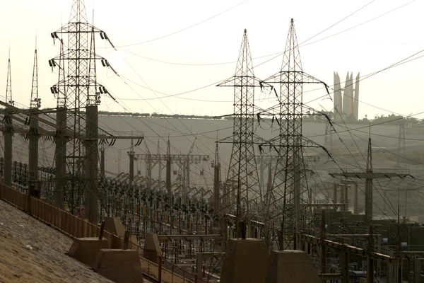 Elektriciteitscentrale in aswan — Stockfoto