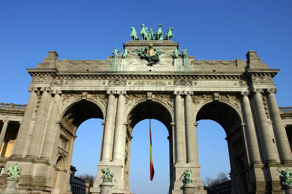 Der Triumphbogen in Brüssel — Stockfoto