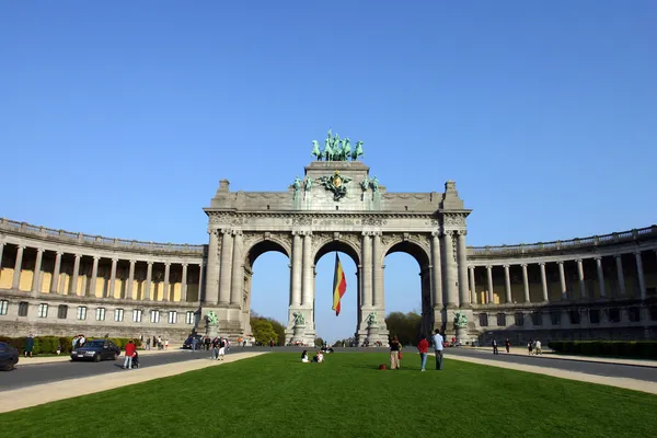Тріумфальна арка в Брюсселі — стокове фото