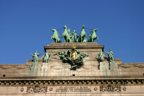 Der Triumphbogen in Brüssel — Stockfoto