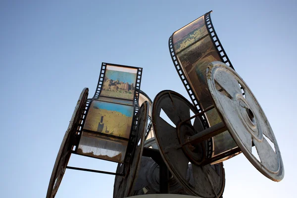 Rolo de filme com imagens em ouarzazate — Fotografia de Stock