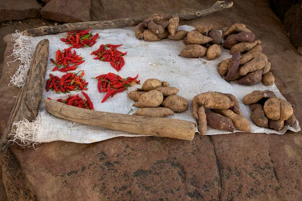 ドゴン族の土地の食糧 — ストック写真