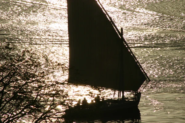 Лодка Фелукки — стоковое фото
