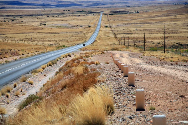 Carreteras en namibia — Foto de Stock