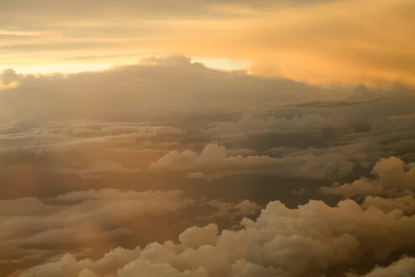 Закат в небе — стоковое фото