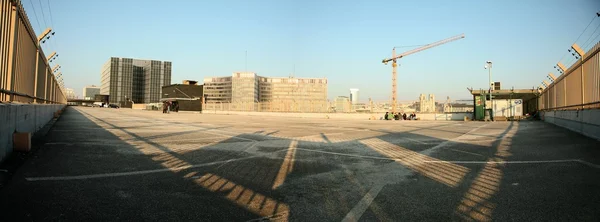 Panorama-Parkplatz — Stockfoto
