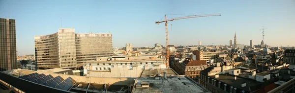 stock image Panoramic view of Brussels