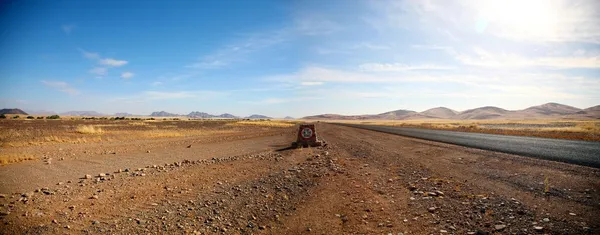 Дороги в Намібії — стокове фото