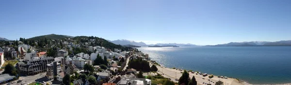 Bariloche och sjön — Stockfoto