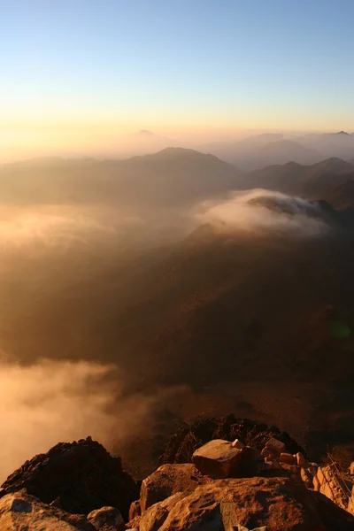 Sunrise from the Mt.Sinai — Stock Photo, Image