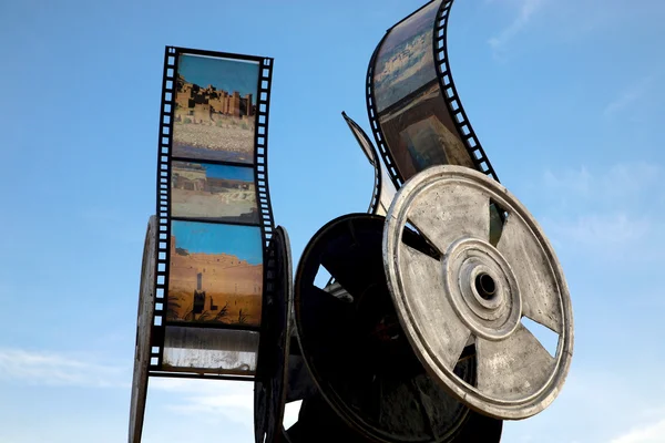 Rolo de filme com imagens em ouarzazate — Fotografia de Stock