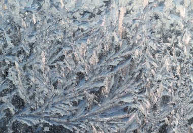 Blue frost pattern clipart