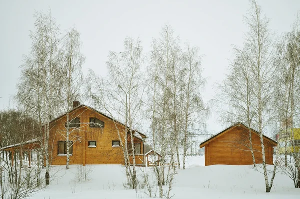 Casa de madera, lujo — Foto de Stock