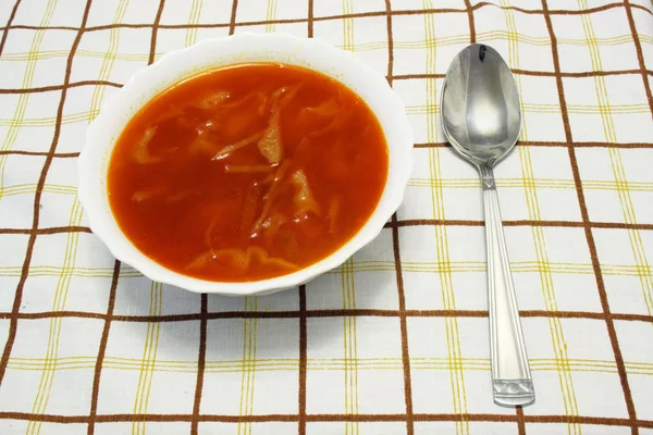 Borsch in a dish — Stock Photo, Image