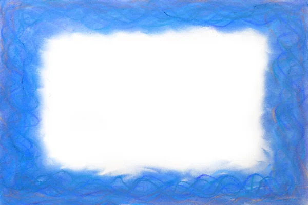Grunge Getextureerde Abstract Frame Met Witte Aread Binnen — Stockfoto