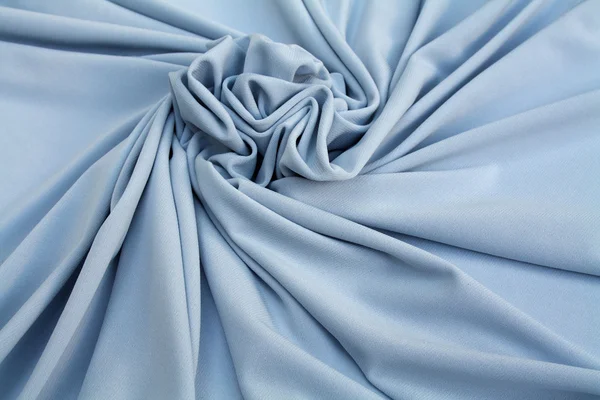Modrá šedá jersey tkanina texturou — Stock fotografie