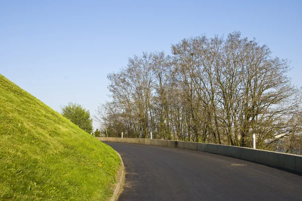 stock image Road near a hill