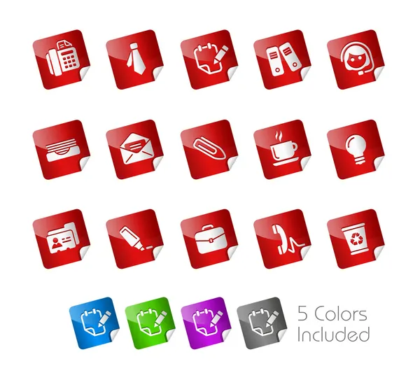 Office & Business / / Stickers Series — стоковый вектор