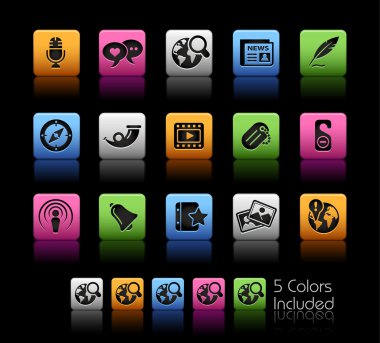 Social Media // Colorbox Series clipart