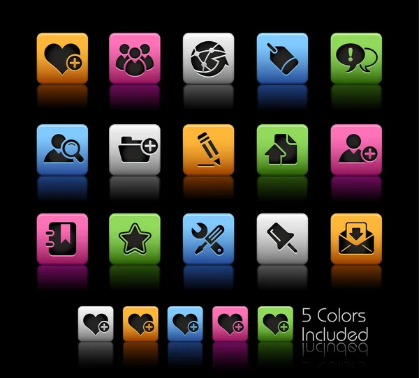 Internet & Blog / / Colorbox serie — Stockvector
