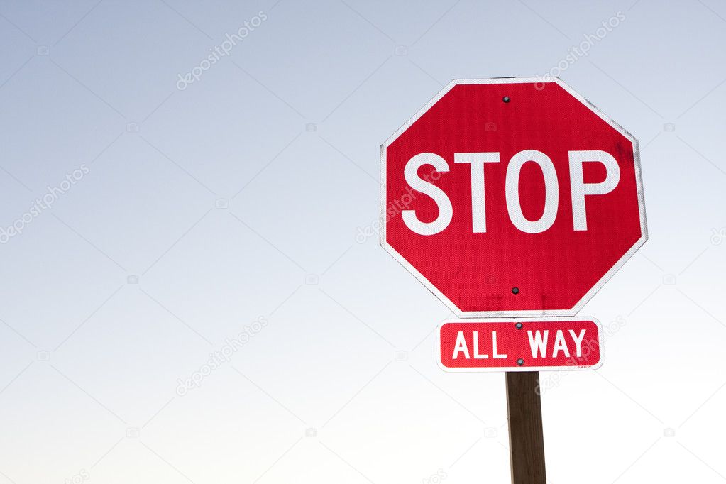 All Way Stop Sign #1842