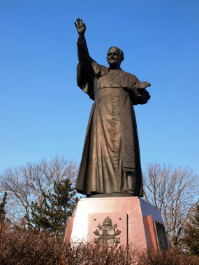 anıt, bir heykel John paul II czestochowa jasna gora adlı