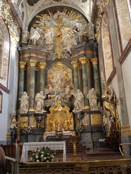 A bazilika, a jasna gora oltár — Stock Fotó