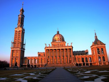 Shrine of Our Lady of Sorrows, Queen of the Polish clipart