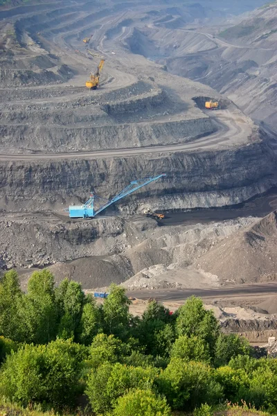 오픈 석탄 광산 — 스톡 사진