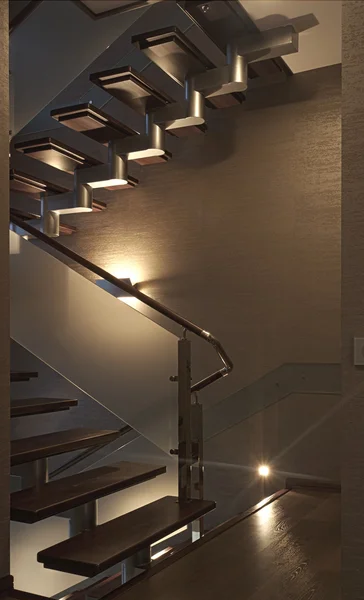 Современная лестница — стоковое фото