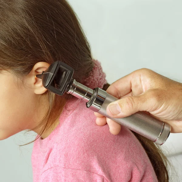 Ear examination — Stock Photo, Image