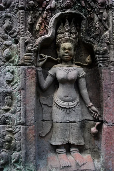 Angkor snijwerk — Stockfoto