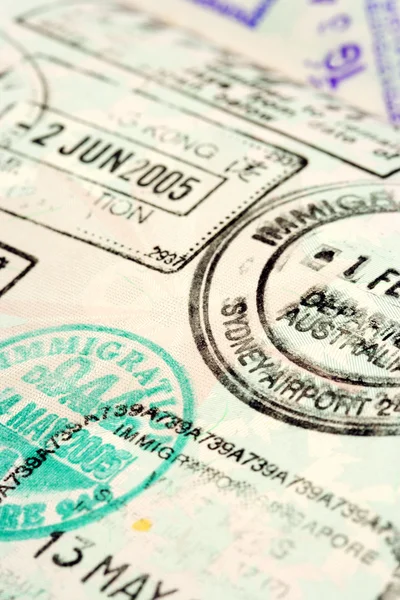 Paszport tło — Zdjęcie stockowe