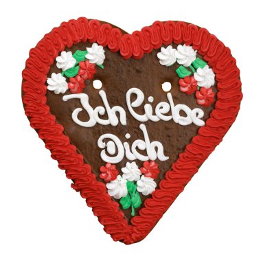 Heart cookie from Germany clipart