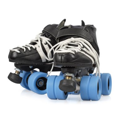 Roller derby skates isolated clipart
