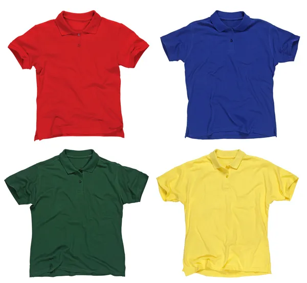 Camisas polo en blanco —  Fotos de Stock