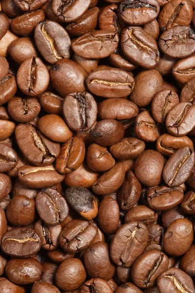 コーヒー豆の焙煎の背景イメージ — ストック写真