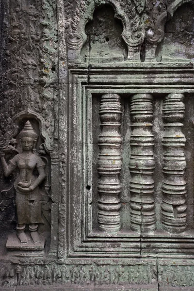 Weathered Cambodian wall — Stock Photo, Image