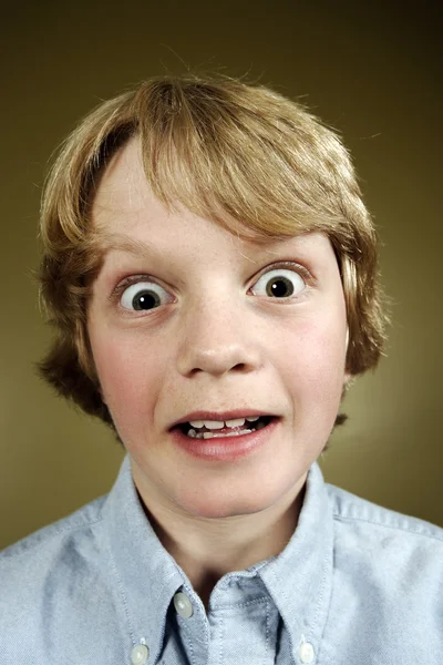 Photo Teenager Shocked Surprised — Stock Photo, Image