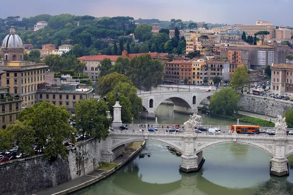 Panoráma města Řím, Itálie — Stock fotografie