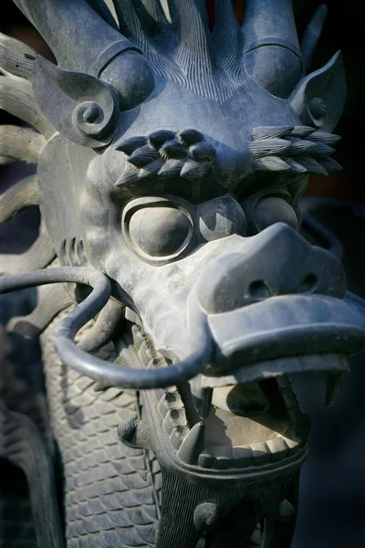 北京市龙雕像 — 图库照片