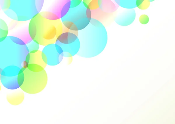 Kleurrijke regenboog cirkels — Stockvector