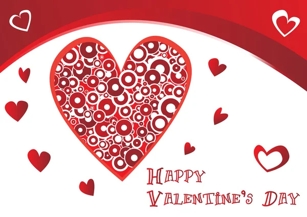 Beautiful valentine — Stock Vector