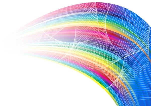 Abstract rainbow arrow banner — Stock Vector
