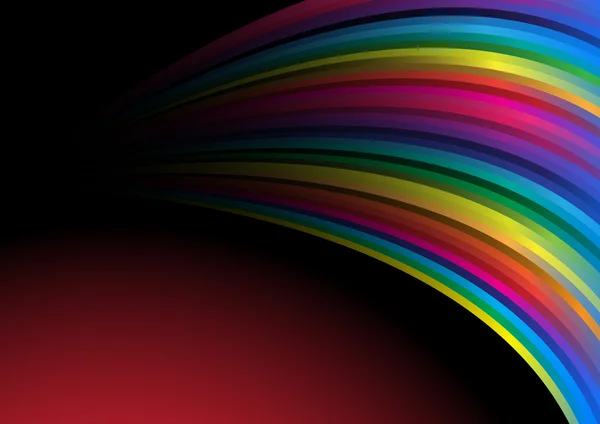 Vector Rainbow Wallpaper Clip Art — Stock Vector